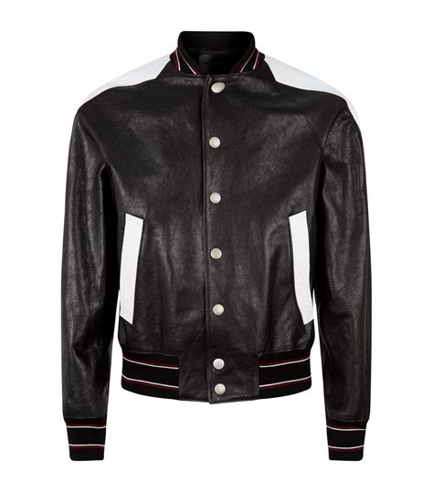 givenchy leather jacket replica|givenchy varsity bomber jacket.